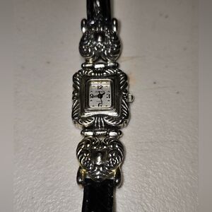 Vintage Aspen Women's Filigree Heart Watch